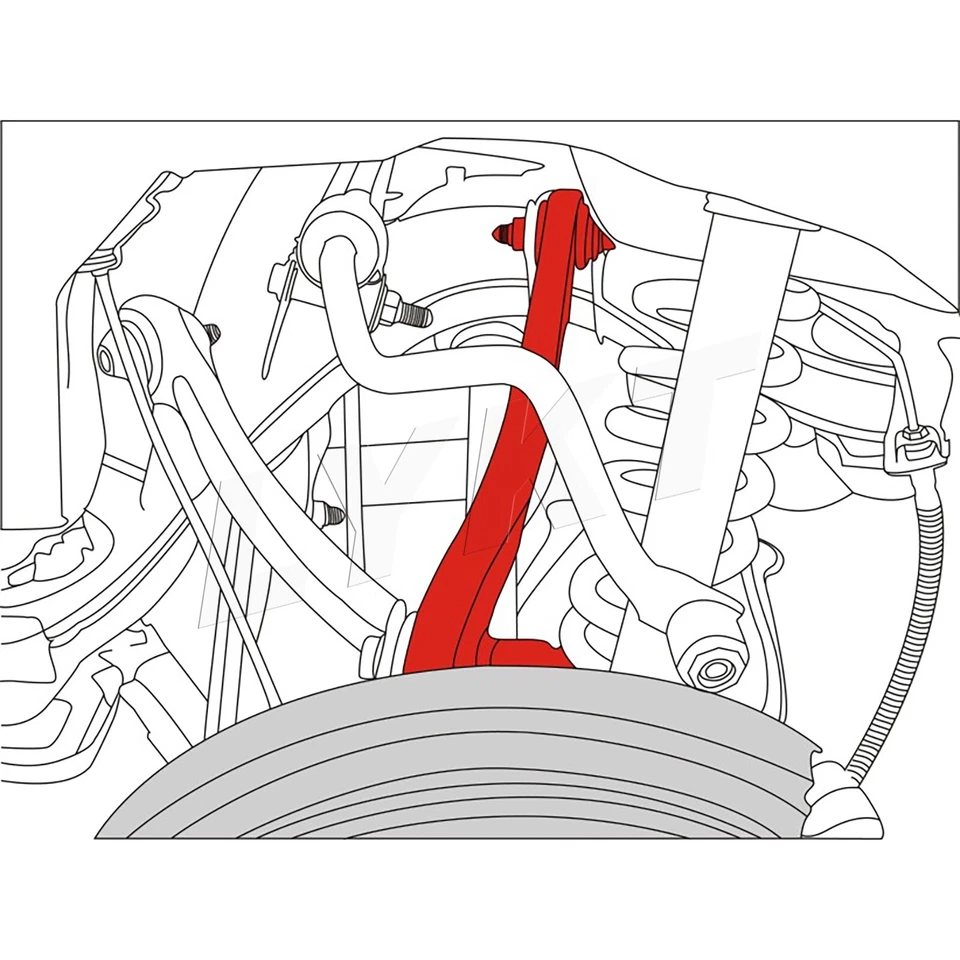 LYKT 2pcs Adjustable Arms Alignment Camber Rear Kit for Benz C、CLS、E、GLC、GLK、SL - Image 2 of 4