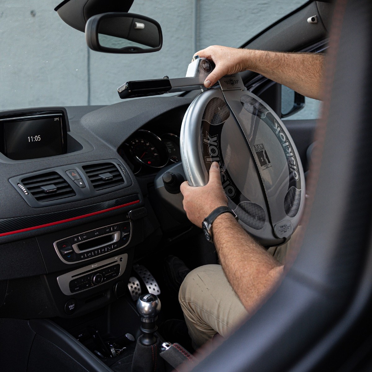 Bullock Defender Pro Blocca Volante Antifurto Universale Per Auto - Foto 11