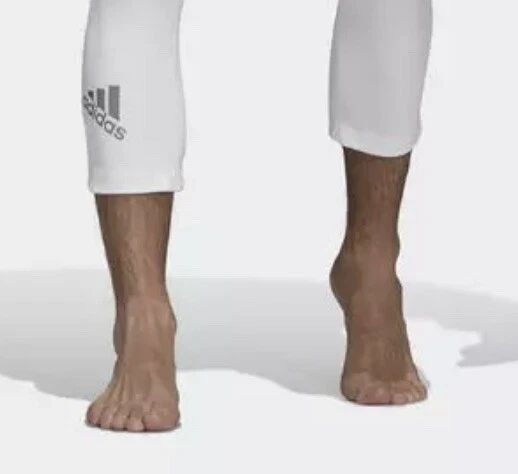 Adidas Men’s AlphaSkin Base Layer White 3/4 Athletic Tights CD7189!!!(2XL) - Image 2 of 3