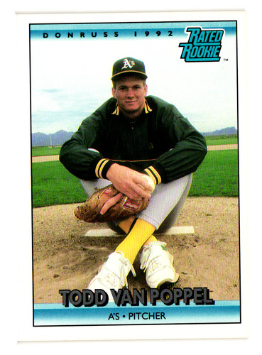 Todd Van Poppel #9 1992 Donruss card