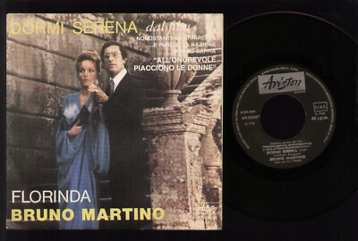 7'' BRUNO MARTINO DORMI SERENA / FLORINDA COLONNA SONORA FILM BUZZANCA ANTONELLI
