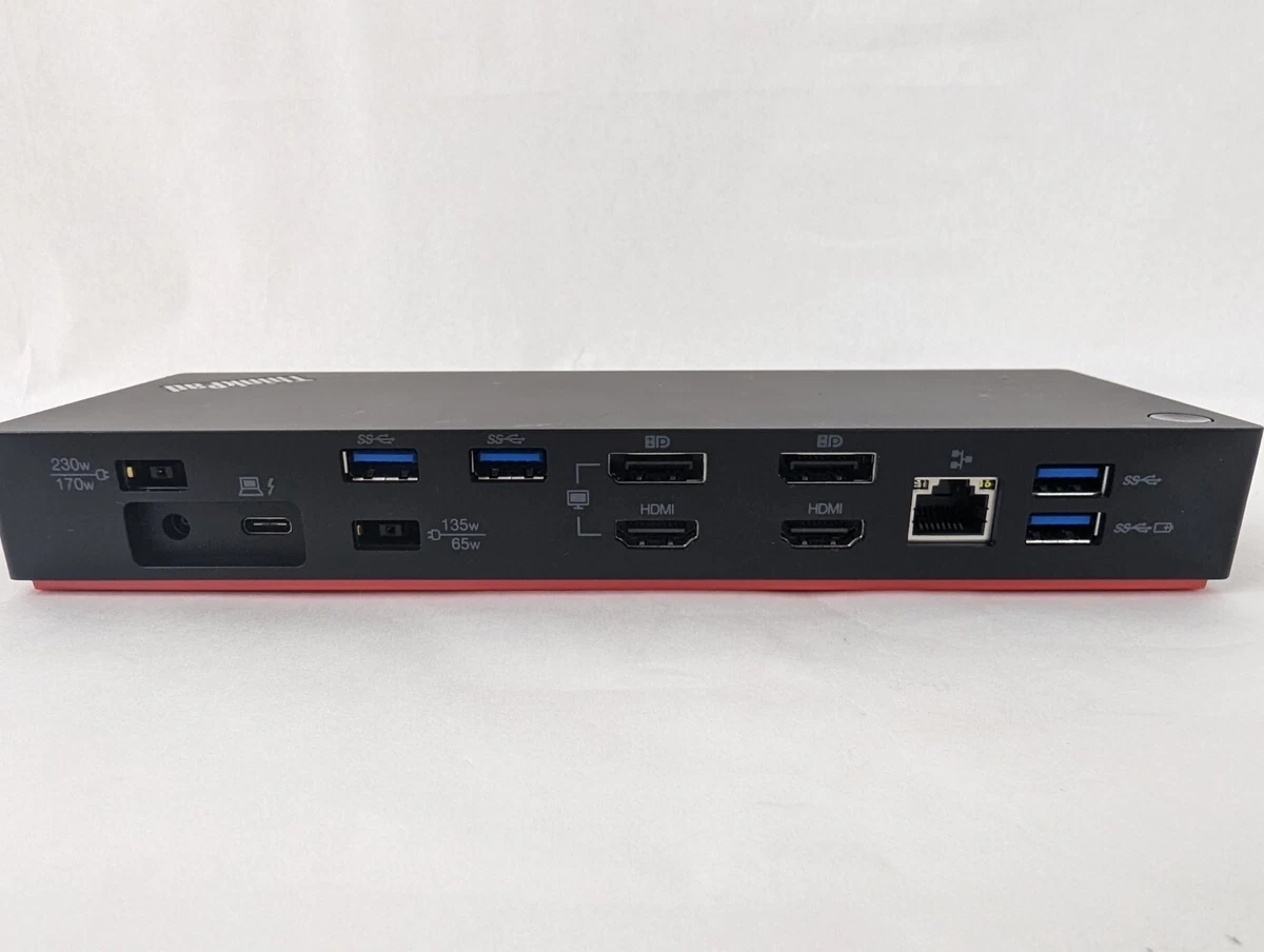 Lenovo 40ANY230US ThinkPad Thunderbolt 3 Workstation Dock Gen 2