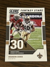 2017 Score Football Fantasy Stars #15 Brandin Cooks