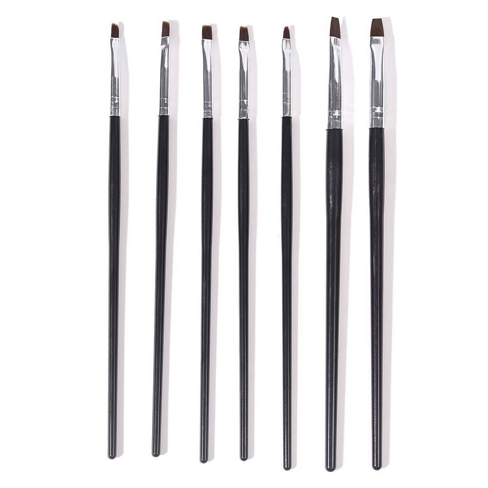 Acryl Nagelpinsel Set – 5 Stück, 8–18 Mm, Für Gelnägel & Nail Art