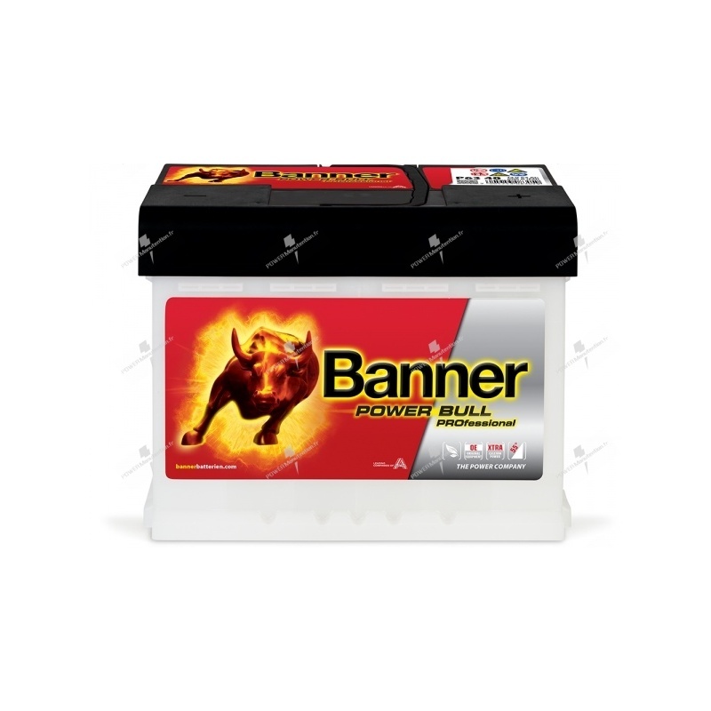 Batterie voiture 63ah 600A Banner Power Bull Pro P6340 12v 241x175x190mm