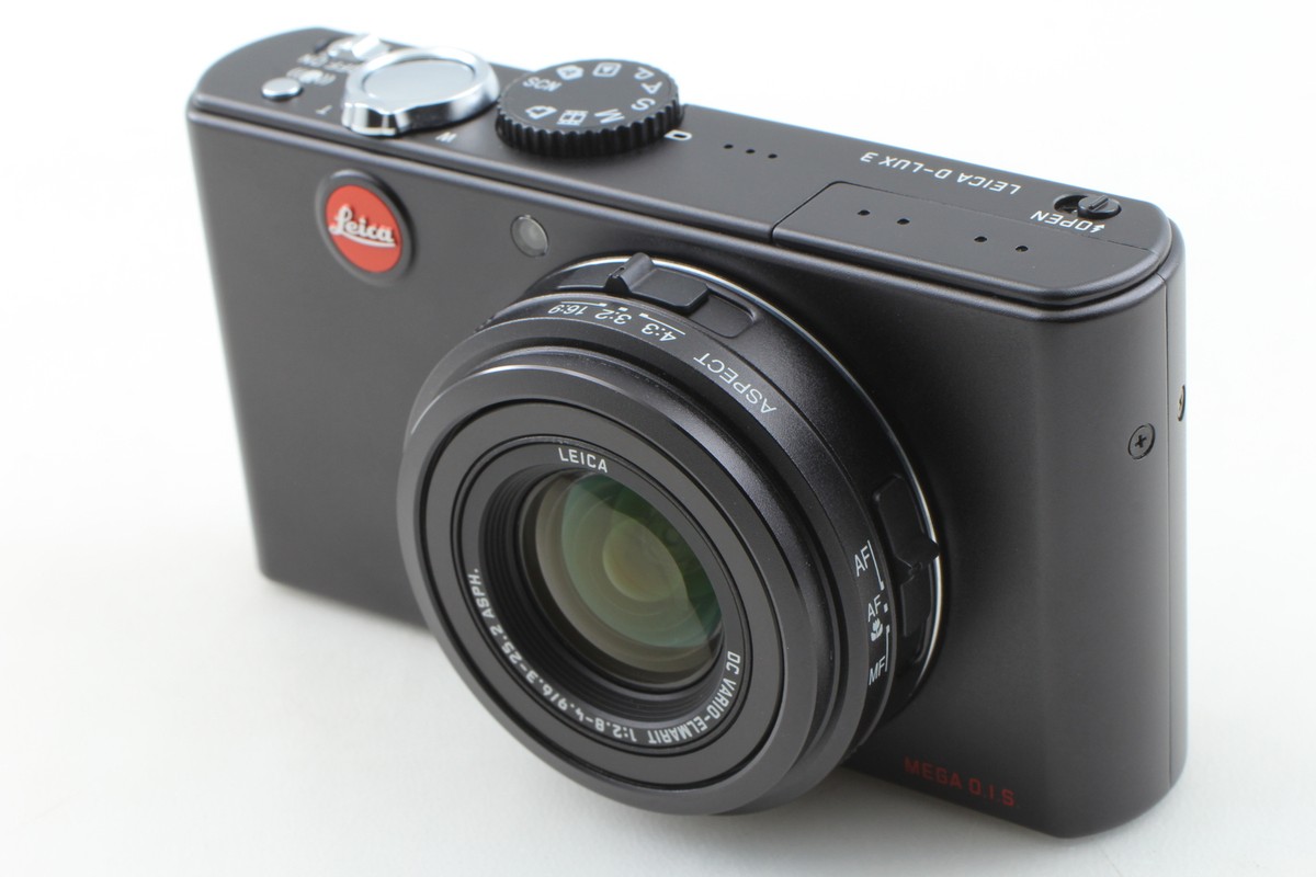 Top MINT in Box] Leica D-LUX 3 10.0 MP Black Digital Compact