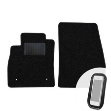 Vorne Fußmatten Auto Velours Set 2x passend für Ford Galaxy III ab 2015