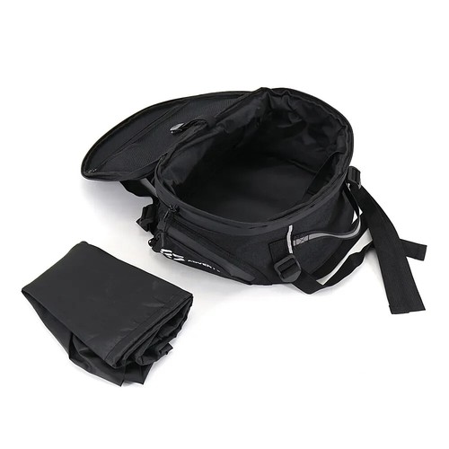 For BMW R1300GS 2024- Nylon Black Waterproof Tail Bags Back Seat Bags Handbag - Picture 12 of 16