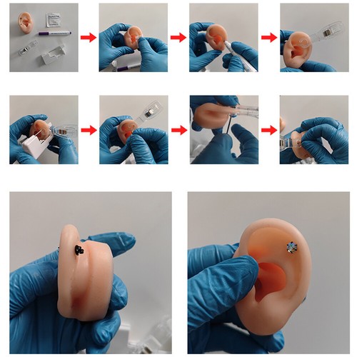 Einweg Piercing Werkzeug, Bauchnabel Bauch Zunge Augenbraue Lippenring Piercing Pistole - Bild 7 von 18