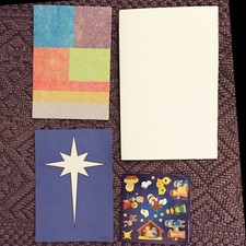 Glittered Nativity Sticker Set, Spend 20 Free shipping 