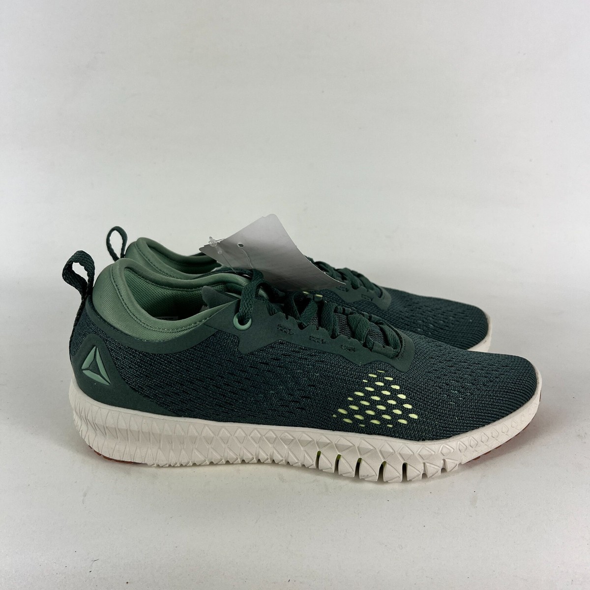 Reebok Flexagon Sneakers Women's Chalk Green Running Athletic