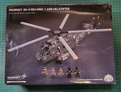Brickmania Sikorski SH-3 SEA KING / ASW Hubschrauber *gebraucht*