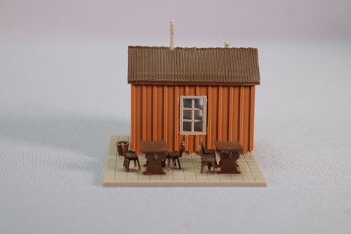 DD062 VOLLMER 43640 train Ho maquette montée Cabane abri de jardin | Zustand: Occasion
