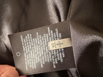 New T Tahari black/dark gray zip Moto Jacket Womens sz S | eBay