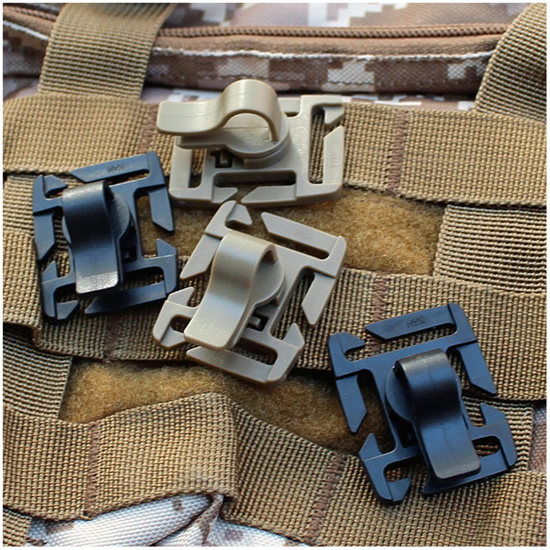 Quick Slip Keeper Buckle Clip Molle Tactical Backpack Adjusting Strap  Webbing