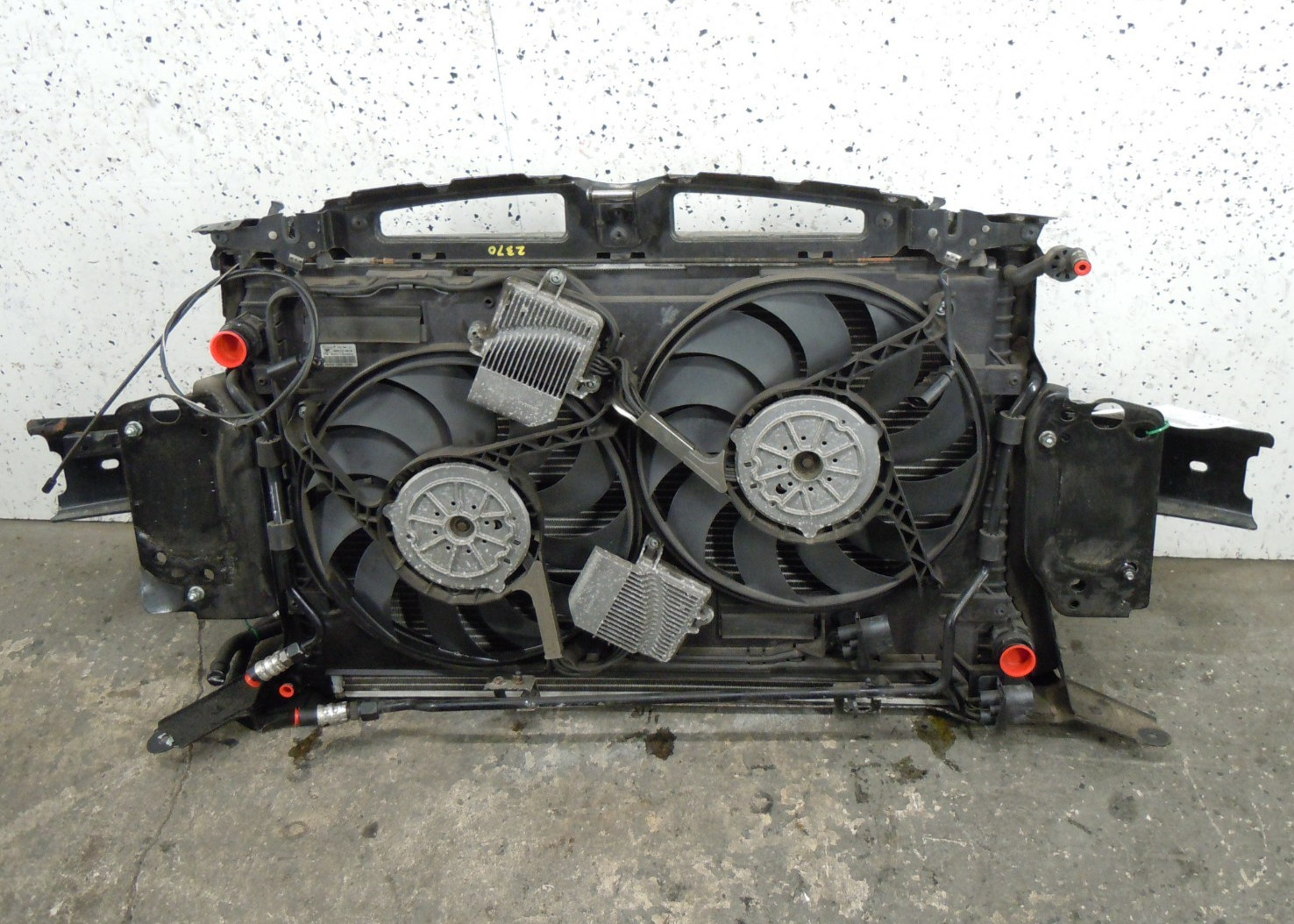 06 Bentley Continental Flying Spur 6.0L Radiator Support Cooling Fan Rebar OEM
