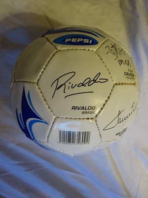 FIFA World Cup 2002 PEPSI ~ Autographed (Facsimile) Soccer Ball ~ NOS~ Pls Read