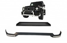 Frontspoiler LED DRL Erweiterung Oberer Spoiler Lippe für Mercedes G W463 89-17 Frontspoiler LED DRL Erweiterung Oberer Spoiler Lippe für Mercedes G W463 89-17