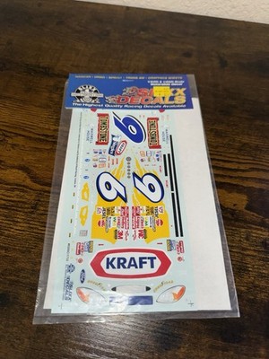 Slixx Decals Stickers 0206C-1732 #6 Kraft Mark Martin 1/24 1/25 NASCAR Revell
