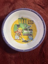 Bob the Builder Kids Bowl   Zak Designs 2001 Plastic Melamine Dish   Replacement