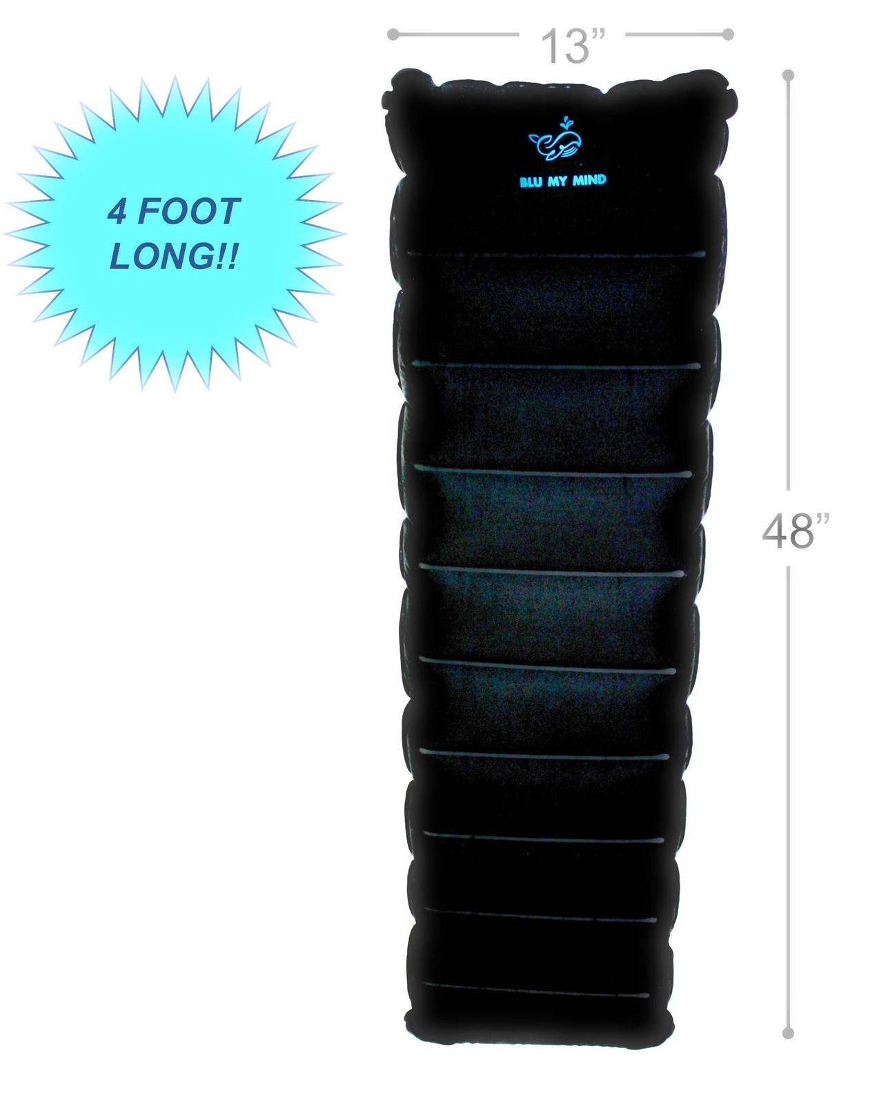 Travel Inflatable Body Pillow, The Original Full Size Travel Body Pillow 48 x...