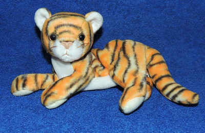Original Ty Beanie Baby INDIA Tiger OHNE Tag gebraucht