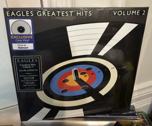 Eagles Greatest Hits Volume 2 Clear Vinyl LP Exclusive New Sealed