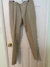 Banana Republic Classic Fit Flat Front Trousers New With Tags 32/32 100 Cotton