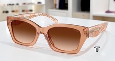 COACH HC8451U 593774 Cdp49 Transparent Brown Gradient 54 mm Women's Sunglasses