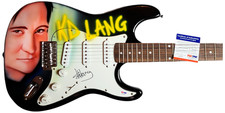K.D. Lang Signed Autographed Hand Airbrushed Painting Guitar PSA
