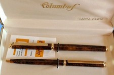 Columbus Penna Stilografica - Penna a Sfera - Set Lacca Cinese