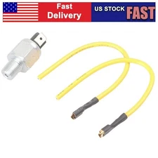 Hydraulic Brake Stop Light Switch Cable Replacement Silver Fit Harley-Davidson