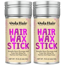 Hair Wax Stick for Flyaways, Smoothing, and Slick Back - Hair Pomade for Wome...