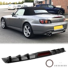 Rear Bumper Diffuser Spoiler Splitter 6-fins For Honda S2000 Ap1 Ap2 2000-2009 Rear Bumper Diffuser Spoiler Splitter 6-fins For Honda S2000 Ap1 Ap2 2000-2009