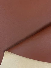 Self-Adhesive Brown Vinyl Fabric Faux Leather 56" Wide Continuous 9 Yards