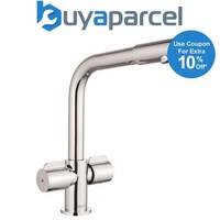 Bristan PI SNK C Pinnacle Monobloc Sink Mixer Chrome Kitchen Tap Metal Heads