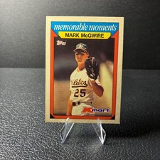 1988 Topps Kmart Memorable Moments - Mark McGwire #16