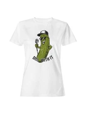 Cool Pickle "Dill With It" Fun Women's T-shirt