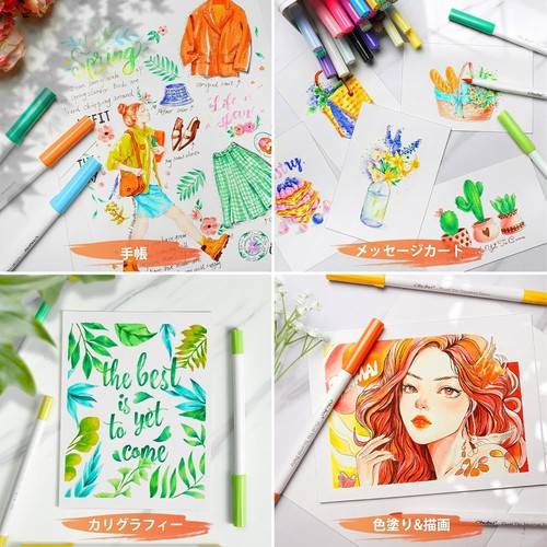 Illustration marker ultra-fine water-based pen 80color set - Picture 7 of 7