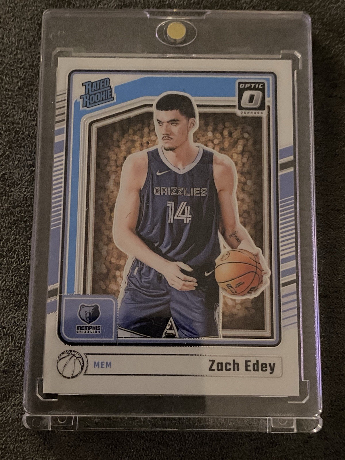 2024-25 Panini Donruss Optic - Rated Rookie Zach Edey #288 Choice Prizm (RC)