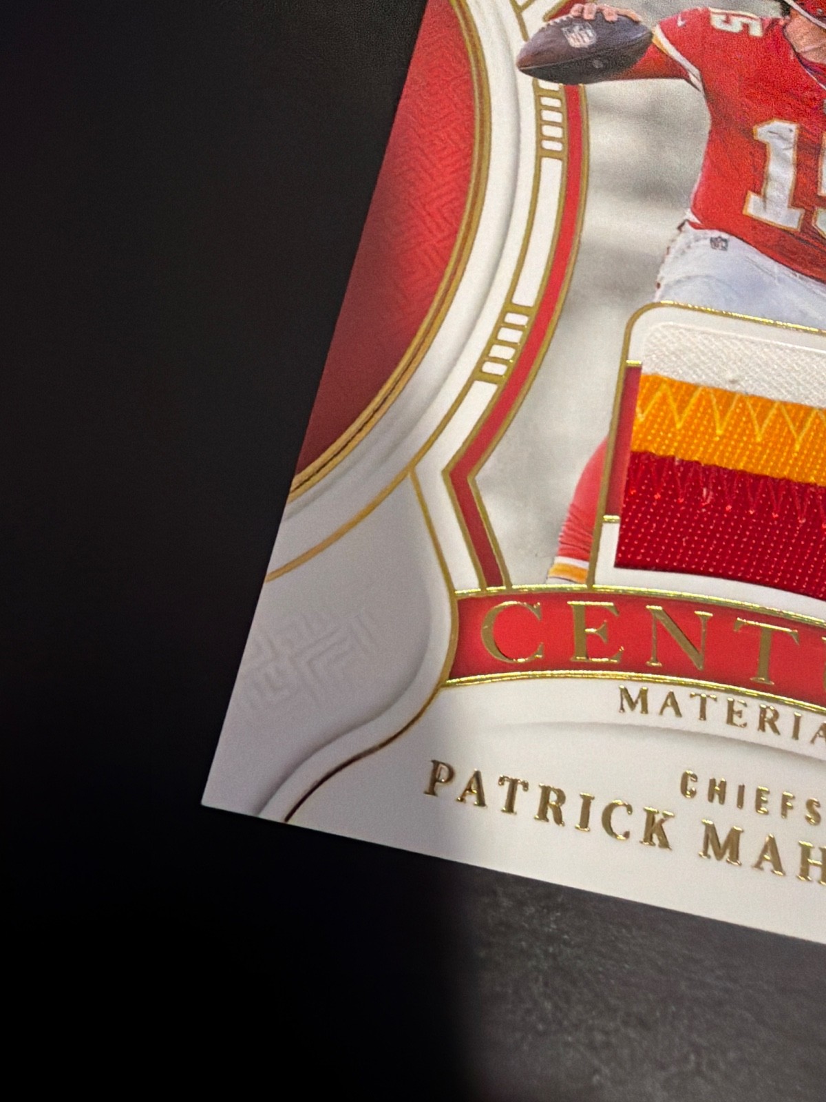 2024 National Treasures Patrick Mahomes 3 Color Patch /49 #CM-PMS view 4