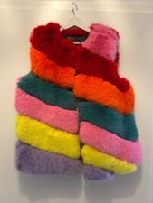 Fake Fur Weste bunt JAYLEY  One Size Neupreis...