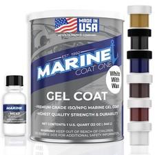 Gel Coat White with Wax and MEKP Catalyst for Boats and Fiberglass Repair