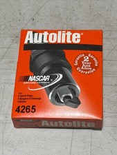 NOS Autolite 4265 Spark Plugs Box of 4 New old Stock Made in USA Factory Sealed