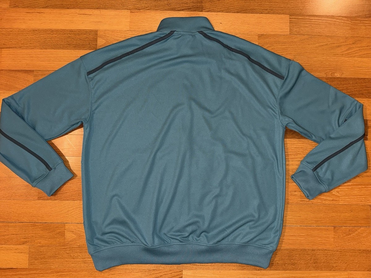 New L Nike Court Heritage Tennis Jacket Full Zip Mineral Teal