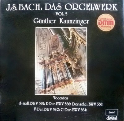 LP JOHANN SEBASTIAN BAC Das Orgelwerk Vol. 5 1205 Solist GERMANY