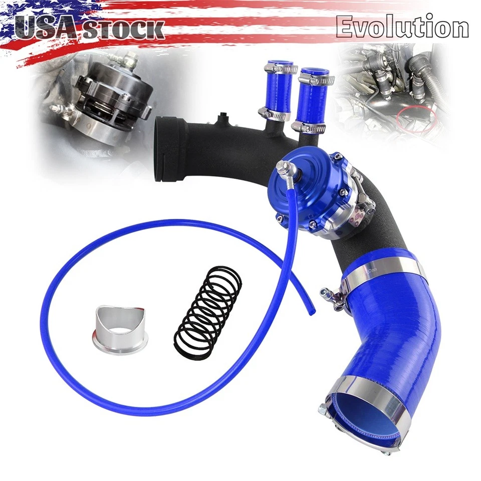 Intake Turbo Pipe & 50mm Blow Off Valve for BMW N54 E90 E93 335i/ix E92 335is - Изображение 3 из 4