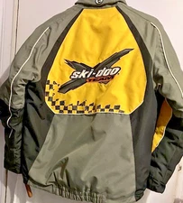 SKI DOO  RACE TEAM JACKET & PANTS SIZE 12 W/ ROTAX KYBXP-S PATCHES