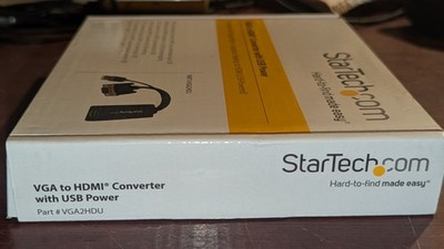 Startech VGA2HDU VGA-HDMI w/ USB Power NIB