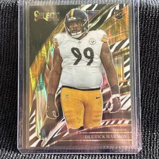 2025 Select #251 DERRICK HARMON RC Club Level ZEBRA Prizm STEELERS